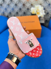 Load image into Gallery viewer, Louis Vuitton Lock It  Flat Mule
