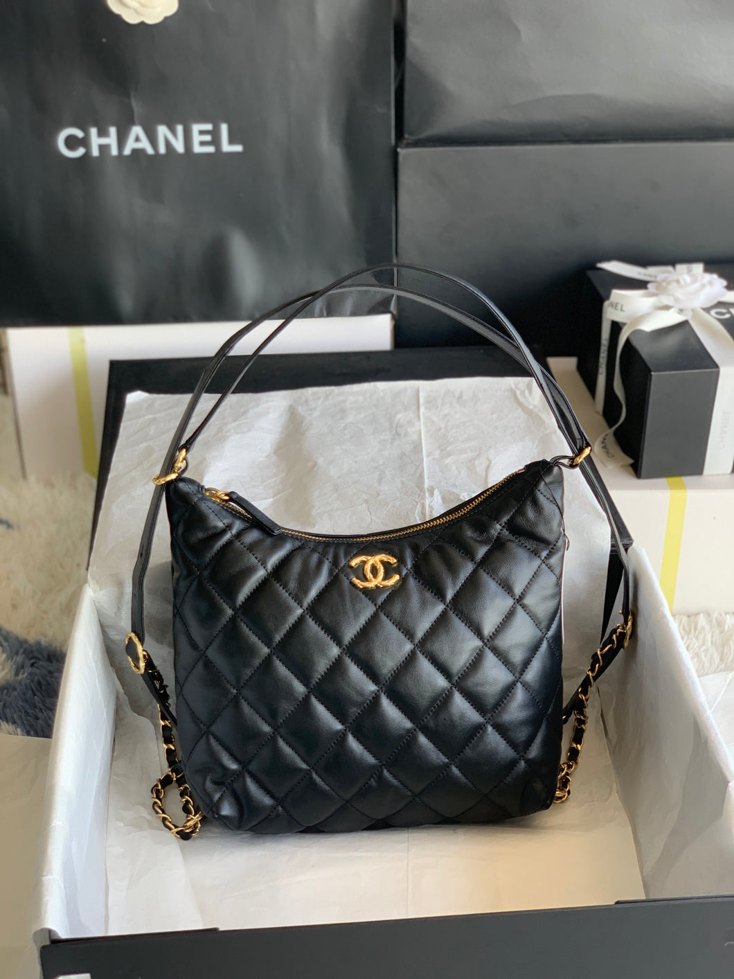 Chanel Maxi Hobo Bag