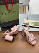 Load image into Gallery viewer, Gucci Interlocking G  Studs Sandal
