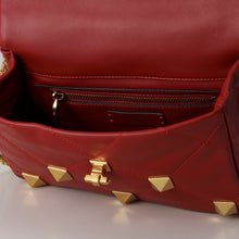 Load image into Gallery viewer, Valentino Garavani Medium Roman Stud The Shoulder Bag In Nappa With Chain
