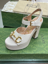 Load image into Gallery viewer, Gucci Platform Sandal With Horsebit
