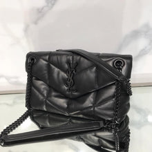 Load image into Gallery viewer, YSL PUFFER MEDIUM BAG IN QUILTED LAMBSKIN
