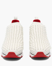 Load image into Gallery viewer, Christian Louboutin Spike Studded Neoprene Trainers - LUXURY KLOZETT
