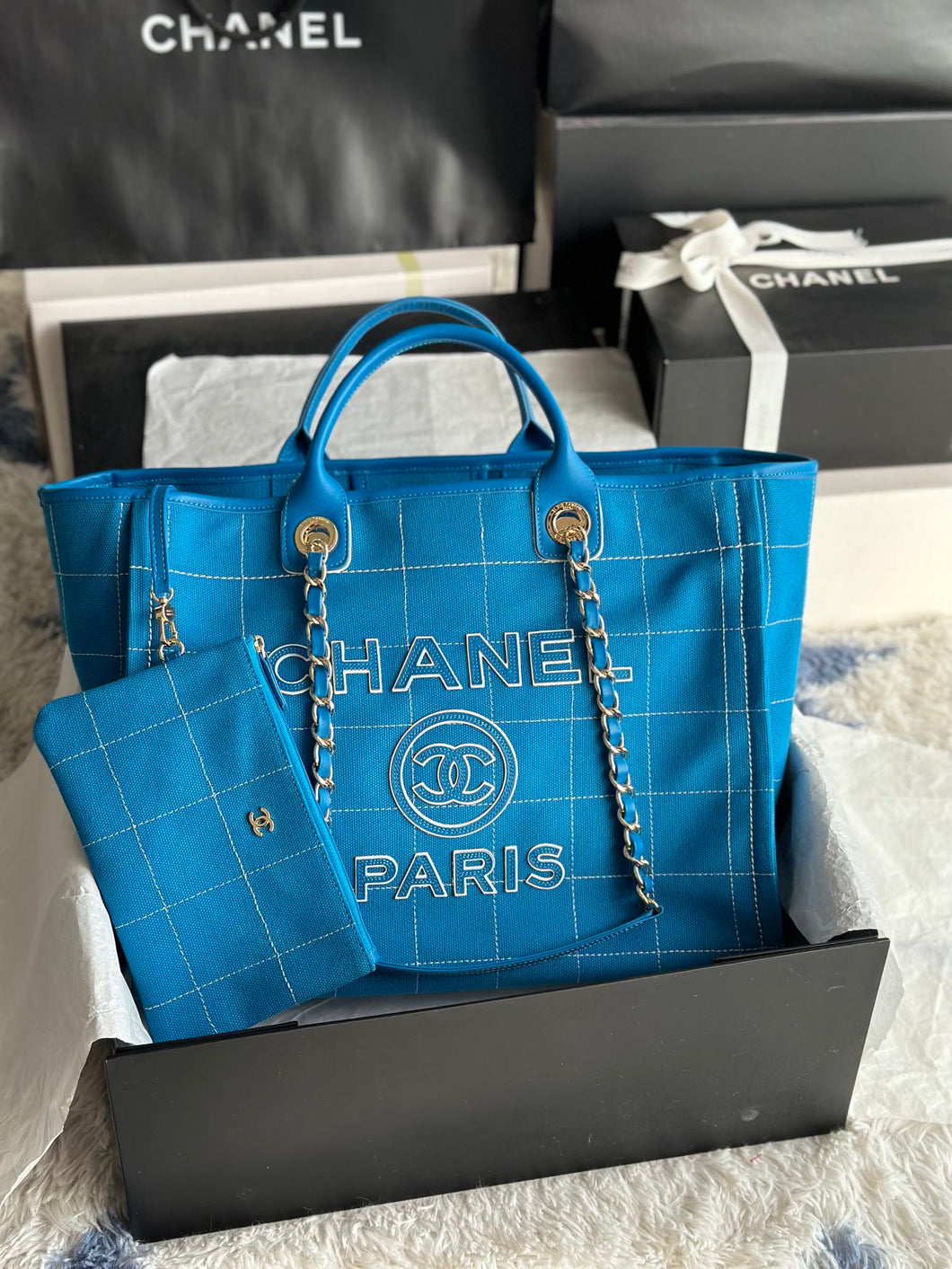 Chanel Medium Deauville Tote Bag