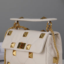 Load image into Gallery viewer, Valentino Garavani Medium Roman Stud The Shoulder Bag In Nappa With Chain
