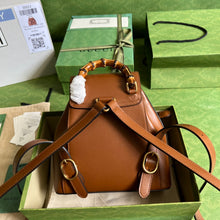 Load image into Gallery viewer, Gucci Bamboo Small Backpack
