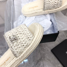 Load image into Gallery viewer, Chanel Braided Knit Mule
