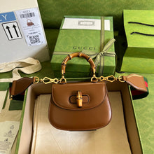 Load image into Gallery viewer, Gucci Small Top Handle Bag With Bamboo
