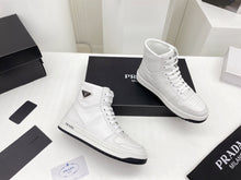 Load image into Gallery viewer, Prada Downtown Leather High Top Sneakers
