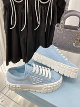 Load image into Gallery viewer, Prada Double Wheel  Nylon Gabardine Sneakers
