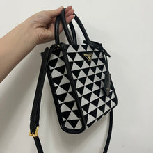 Load image into Gallery viewer, Prada symbole Jacquard fabric Micro  Bag
