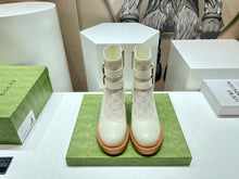 Load image into Gallery viewer, Gucci GG Ankle Boot With Buckle

