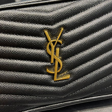Load image into Gallery viewer, YSL Lou Mini Bag In Quilted  Grain  De Poudre Embossed Leather

