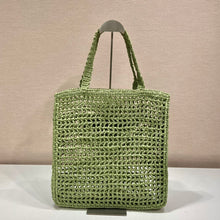 Load image into Gallery viewer, Prada Raffia Tote Bag
