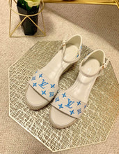 Load image into Gallery viewer, Louis Vuitton Starboard Wedge Sandals
