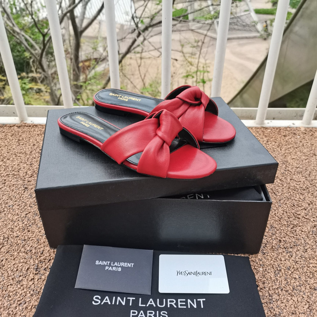 YSL Bianca Flat Mule