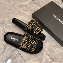 Load image into Gallery viewer, Chanel Braided Knit Mule
