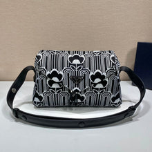 Load image into Gallery viewer, Prada Jacquard Knit An Leather Signaux Bag
