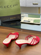 Load image into Gallery viewer, Gucci Women Slide Sandal With Crystals
