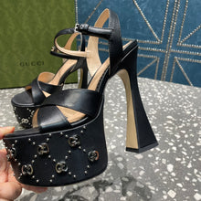 Load image into Gallery viewer, Gucci Interlocking G  Studs Sandal

