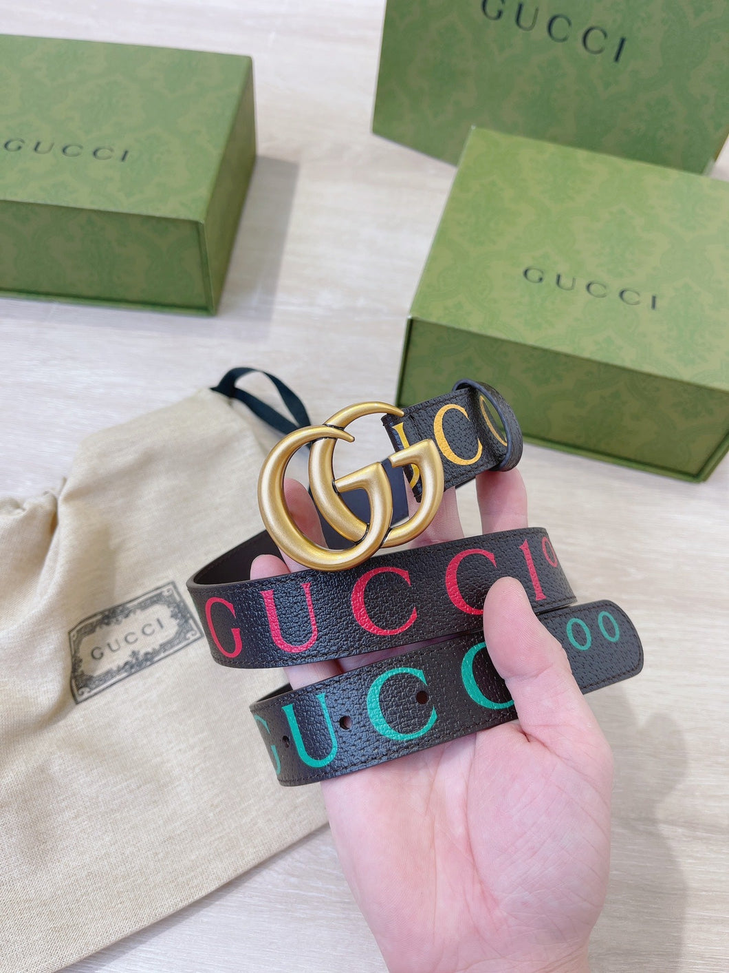 Gucci  Leather Belt