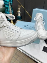 Load image into Gallery viewer, Prada Downtown Leather High Top Sneakers
