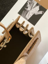 Load image into Gallery viewer, YSL Classic Sac De Jour Nano  In Crocodile Shiny Embossed Leather
