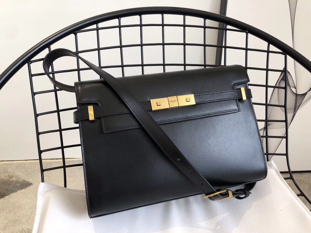 YSL Manhattan Shoulder Bag In Box Saint Laurent Leather