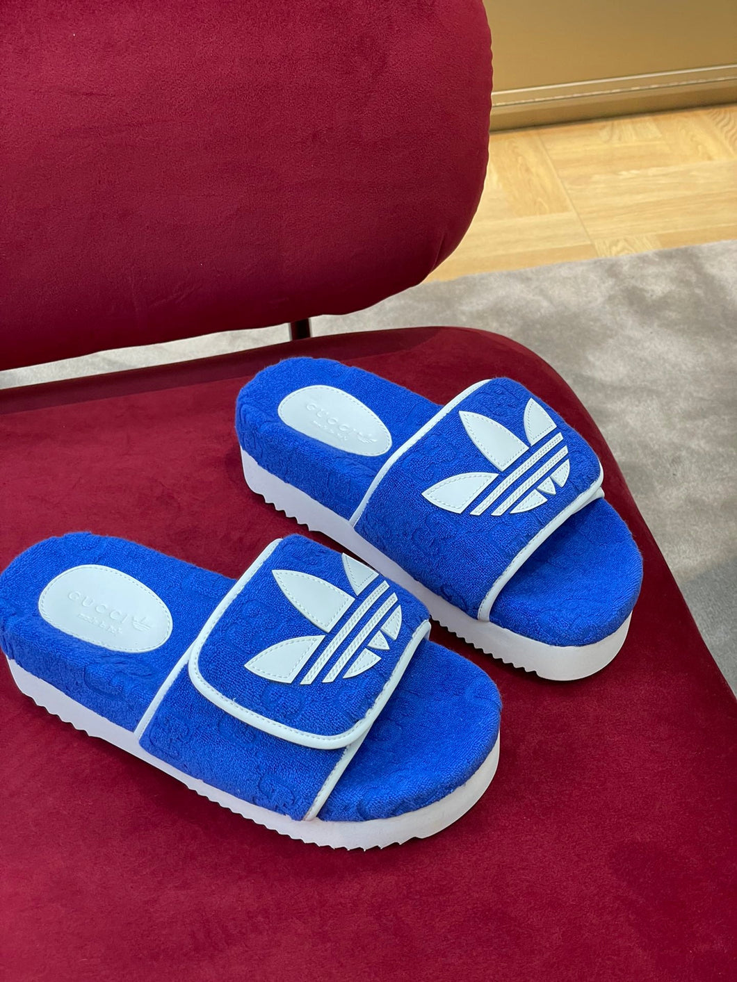 Gucci x Adidas GG Platform Sandal