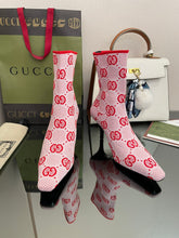 Load image into Gallery viewer, Gucci GG Knit Ankle Boots
