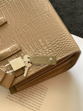 Load image into Gallery viewer, YSL Classic Sac De Jour Nano  In Crocodile Shiny Embossed Leather
