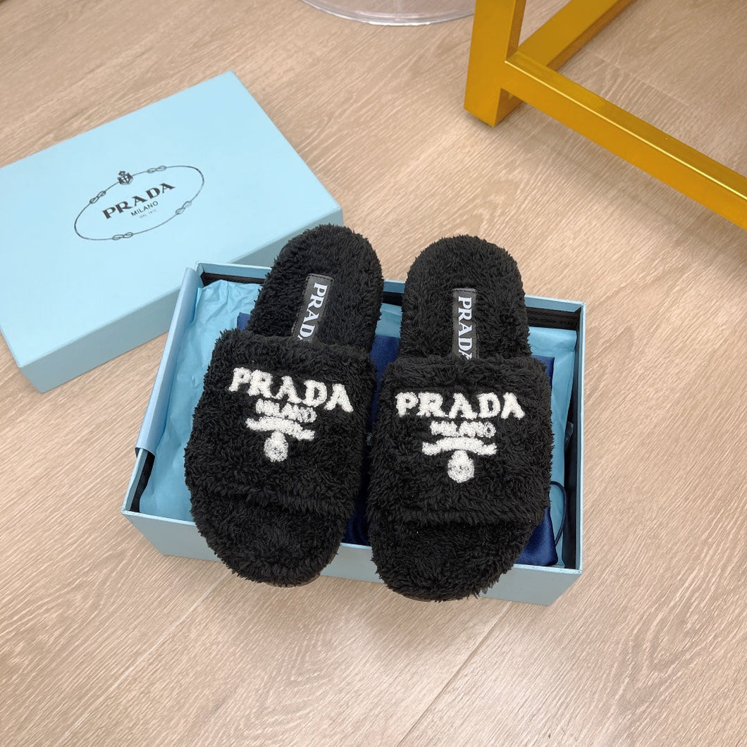 Prada Terry Cloth Slides