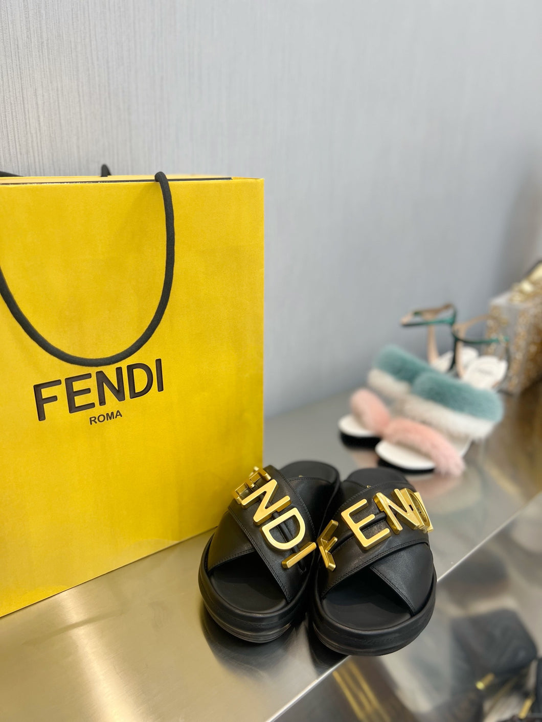 Fendi Fendigraphy Slides