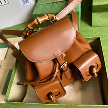 Load image into Gallery viewer, Gucci Bamboo Small Backpack
