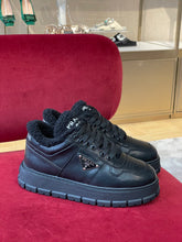 Load image into Gallery viewer, Prada Leather and Shearling  Sneakers
