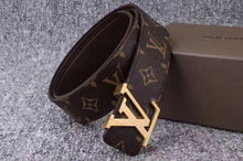 Load image into Gallery viewer, Louis Vuitton Leather Belt - LUXURY KLOZETT
