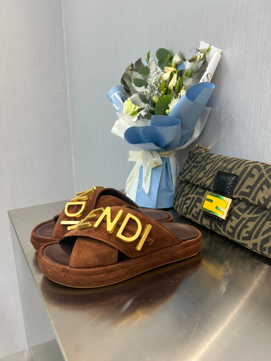 Fendi Fendigraphy Slides