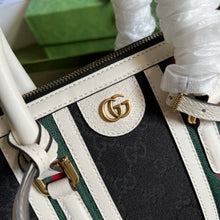 Load image into Gallery viewer, Gucci Small Canvas Top Handle Bag with Double G
