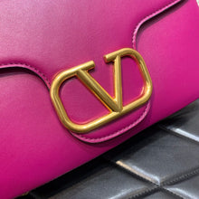 Load image into Gallery viewer, Valentino Stud Sign Nappa Shoulder  Bag
