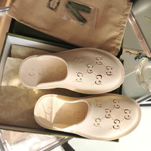 Load image into Gallery viewer, Gucci Platform Perforated G Sandals
