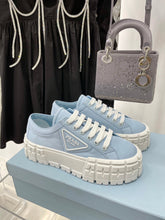 Load image into Gallery viewer, Prada Double Wheel  Nylon Gabardine Sneakers
