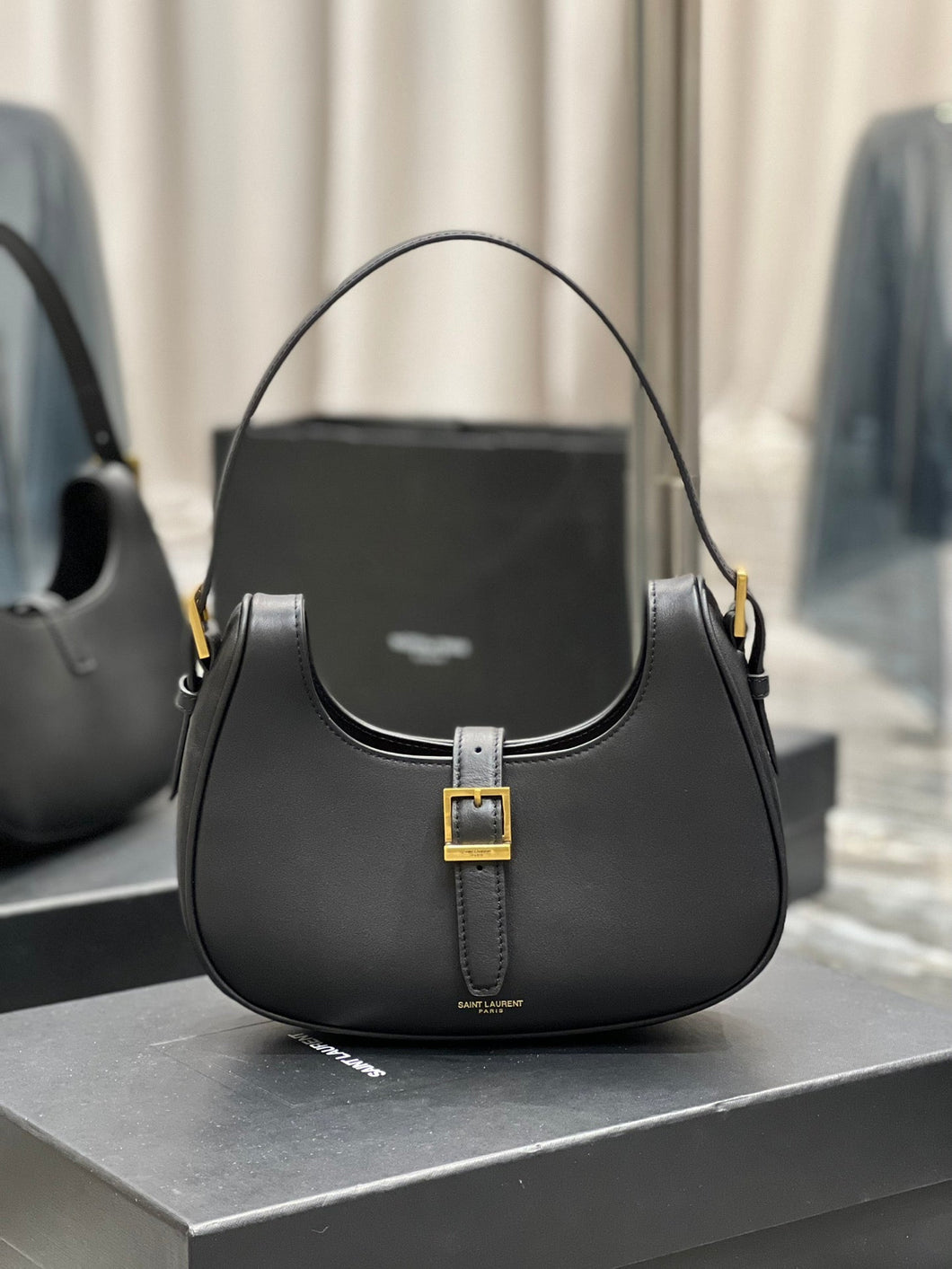 YSL Le Fermoir Hobo Bag