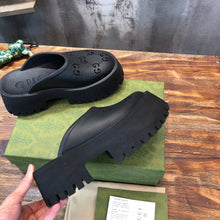 Load image into Gallery viewer, Gucci Platform Perforated G Sandals
