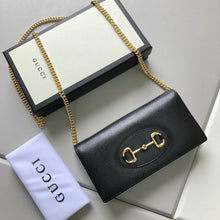 Load image into Gallery viewer, Gucci Horsebit 1955 Chain Wallet
