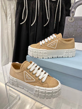 Load image into Gallery viewer, Prada Double Wheel  Nylon Gabardine Sneakers
