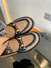 Load image into Gallery viewer, Gucci Women  Lug Sole Horsebit Loafer
