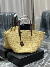 Load image into Gallery viewer, YSL Painer Medium Bag In Raffia
