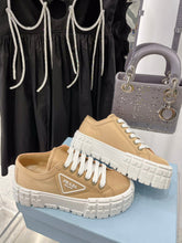 Load image into Gallery viewer, Prada Double Wheel  Nylon Gabardine Sneakers
