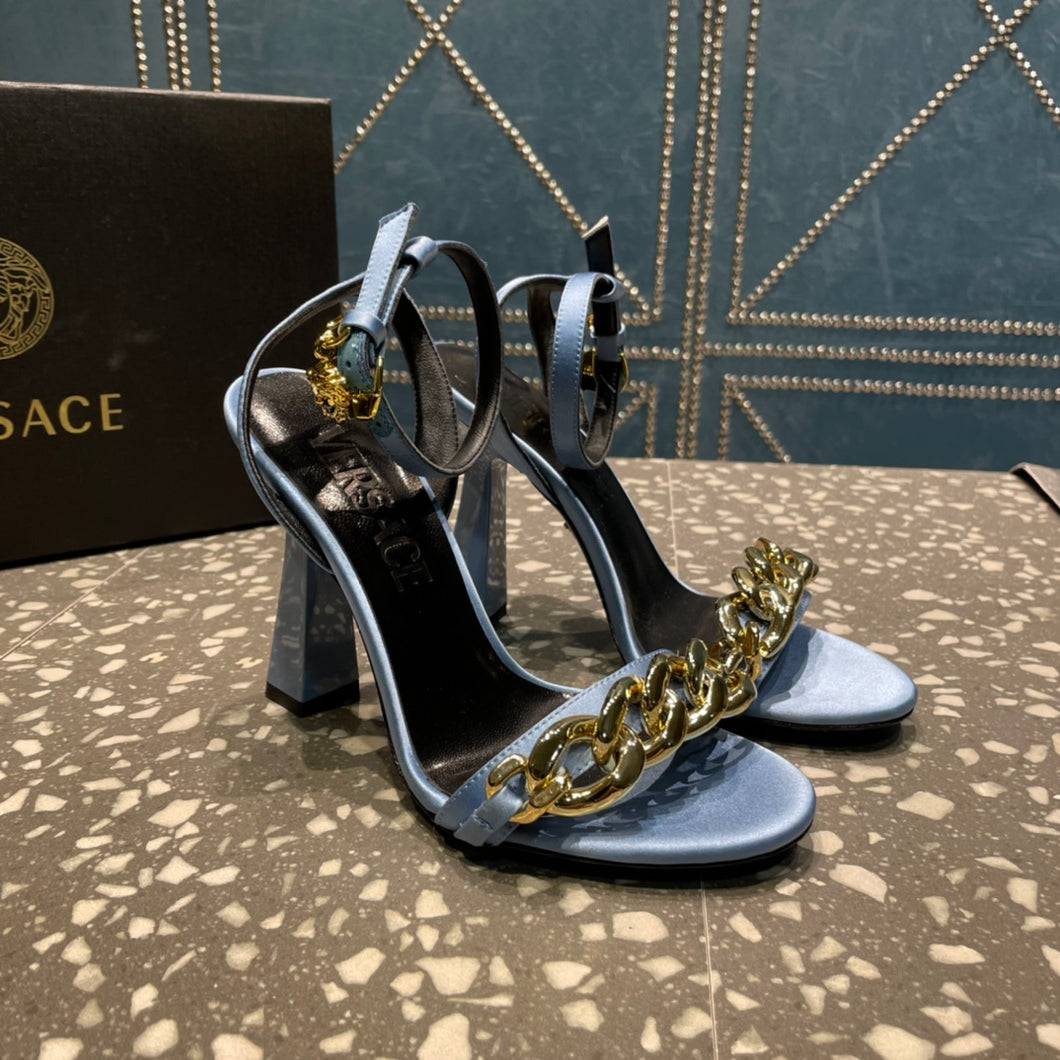 Versace  Medusa Chain High Heel Sandals