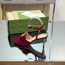 Load image into Gallery viewer, Gucci Blonde Heeled Sandal
